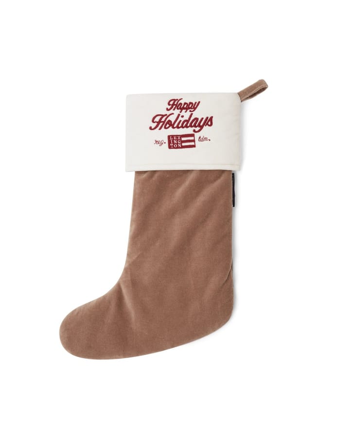 Happy Holidays Joulusukka - Beige-valkoinen - Lexington
