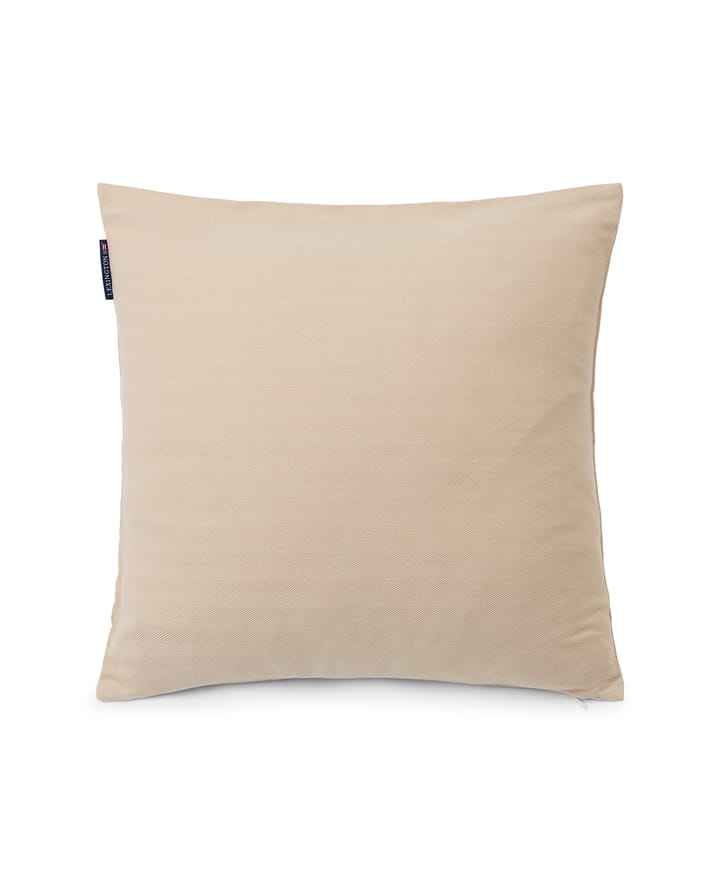 Herringbone Cotton Flanell tyynynpäällinen 50x50 cm, Light beige Lexington