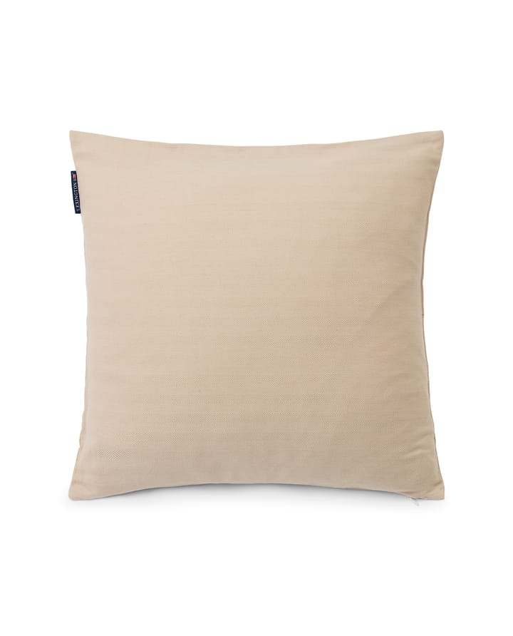 Herringbone Cotton Flanell tyynynpäällinen 50x50 cm - Light beige - Lexington