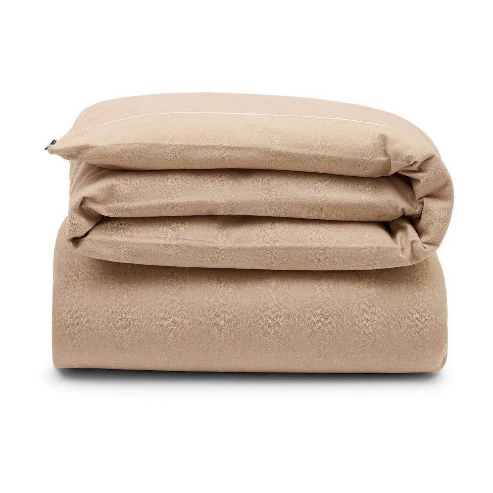 Herringbone Flannel pussilakana 150x210 cm, Beige-off white Lexington