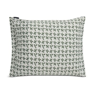 Holly Printed Cotton Sateen -tyynyliina 50 x 60 cm - White-green - Lexington