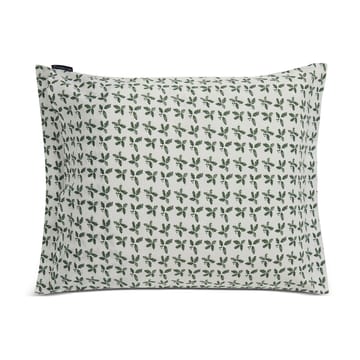 Holly Printed Cotton Sateen -tyynyliina 50 x 60 cm - White-green - Lexington