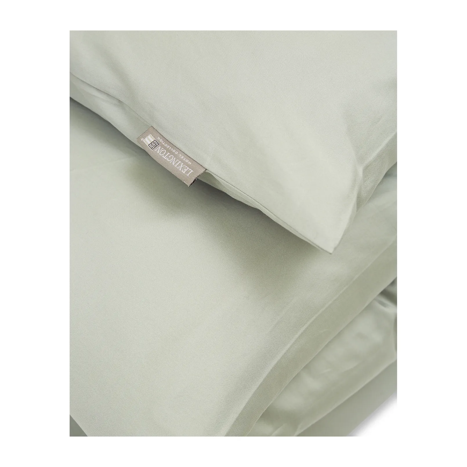Hotel Cotton Sateen pussilakana 150x210 cm, Sage green Lexington