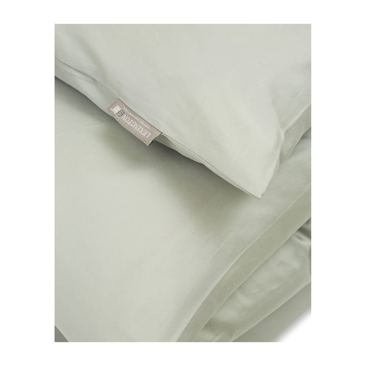 Hotel Cotton Sateen pussilakana 150x210 cm, Sage green Lexington