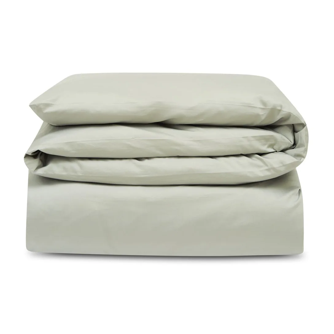 Hotel Cotton Sateen pussilakana 220x220 cm, Sage green Lexington