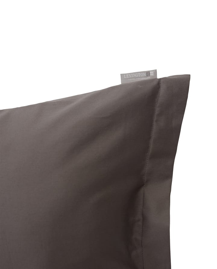 Hotel Cotton Sateen tyynyliina 50x60 cm, Charcoal grey Lexington