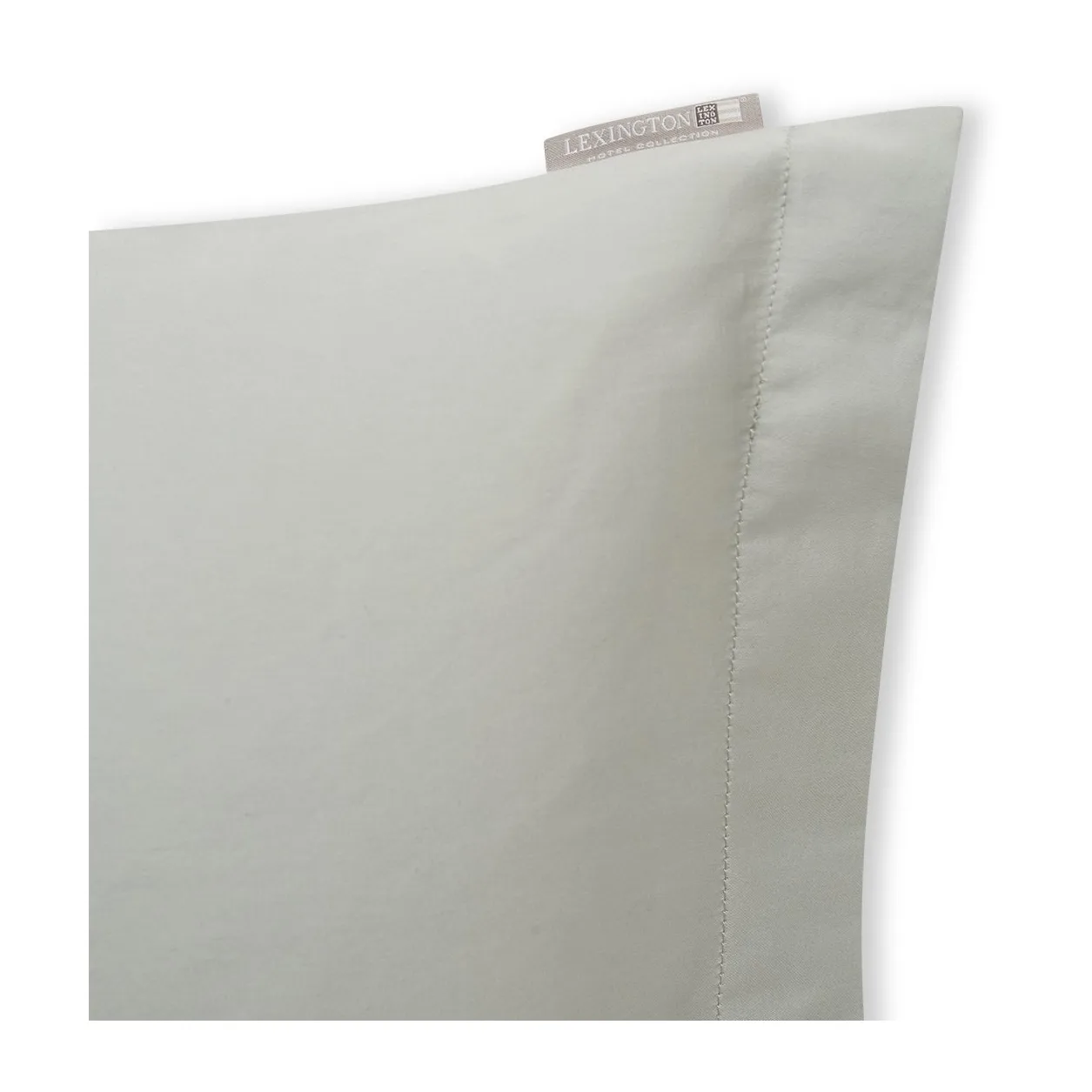 Hotel Cotton Sateen tyynyliina 50x60 cm, Sage green Lexington