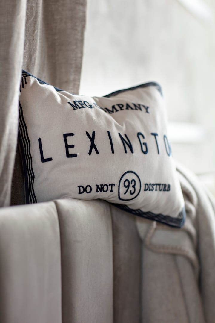 Hotel Do Not Disturb tyynynpäällinen 30x40 cm, Beige Lexington