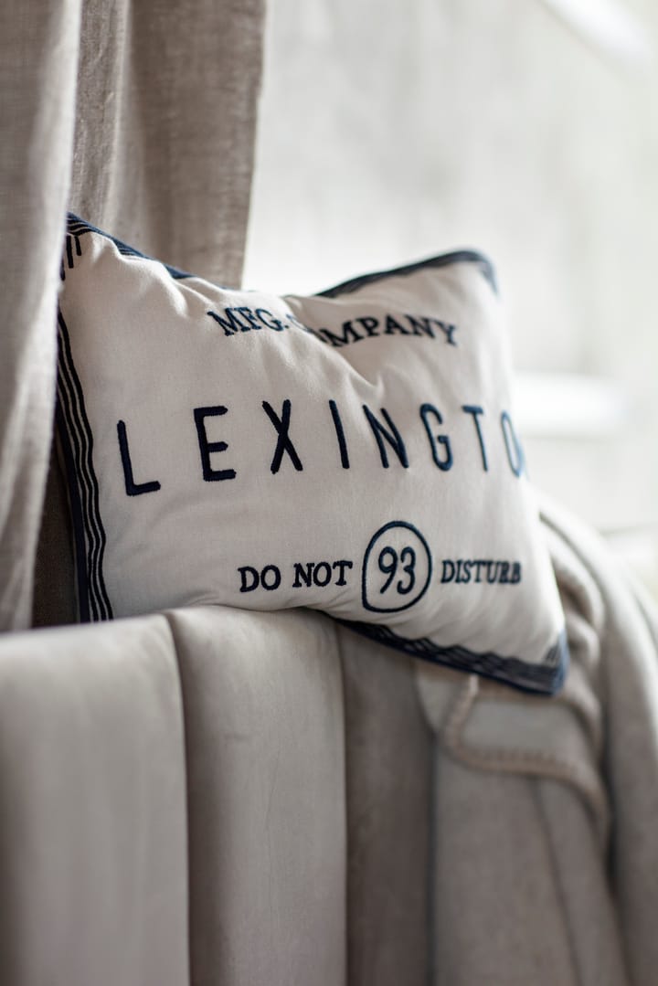 Hotel Do Not Disturb tyynynpäällinen 30x40 cm - Beige - Lexington