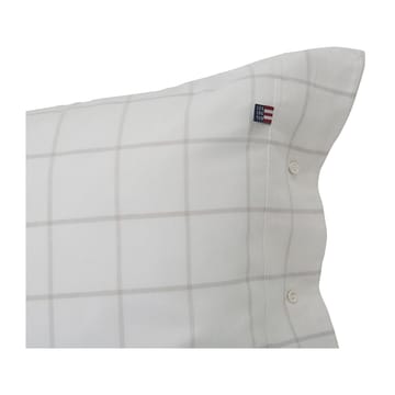 Hotel Light Flannel tyynyliina 50x60 cm - Valkoinen-Vaaleanbeige - Lexington