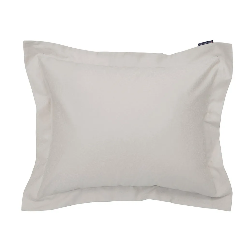 Hotel Sateen Jacquard tyynyliina 50x90 cm, Vaaleanbeige Lexington