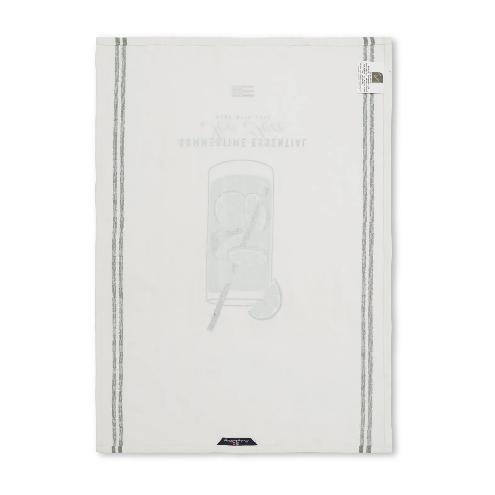 Ice Tea Organic Cotton Twill -keittiöpyyhe 50x70 cm, White Lexington