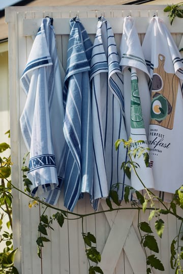 Ice Tea Organic Cotton Twill -keittiöpyyhe 50x70 cm - White - Lexington