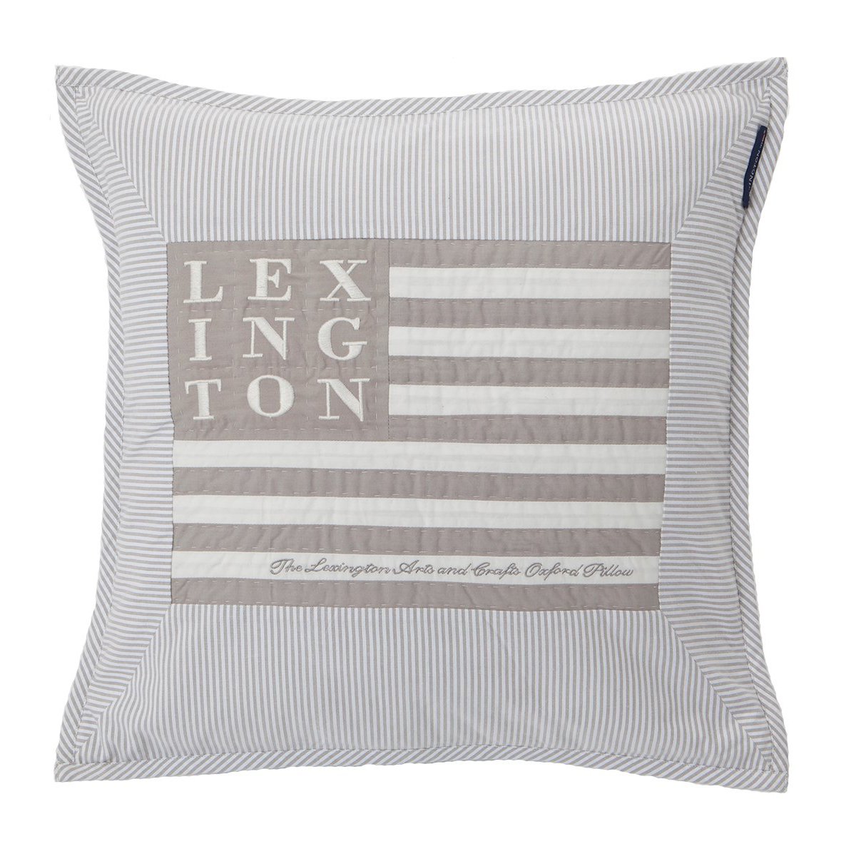 Lexington Icons Arts & Crafts -tyynynpäällinen 50×50 cm Grey-white
