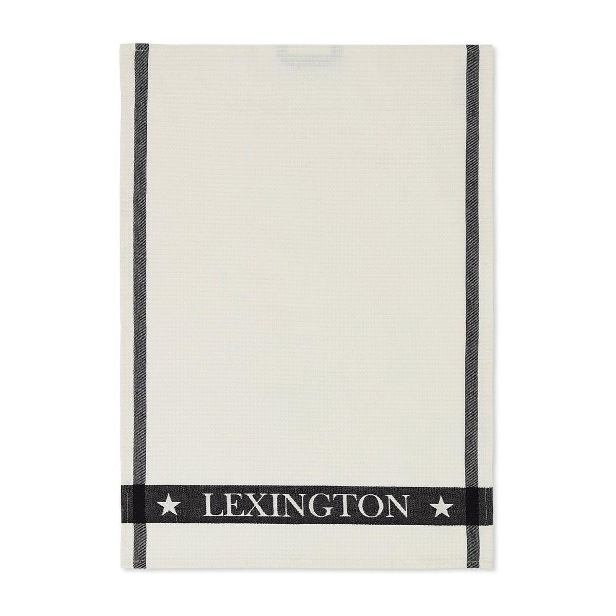 Lexington Icons Cotton Waffle keittiöpyyhe 50×70 cm White-dark gray