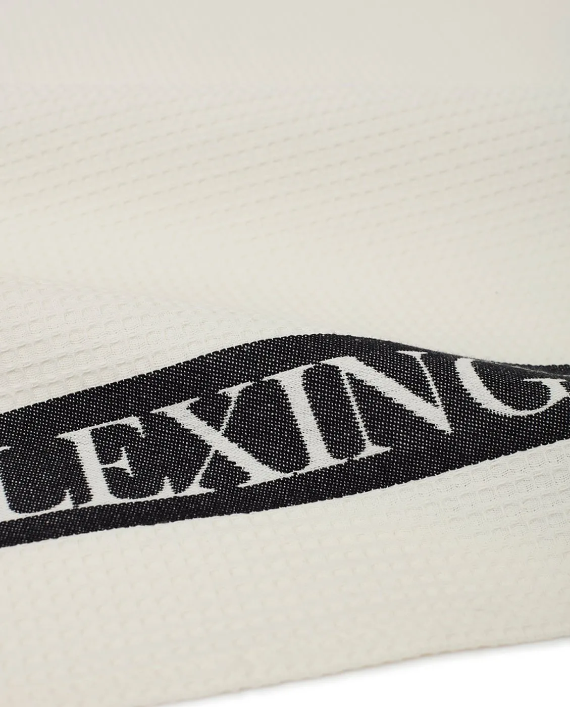 Icons Cotton Waffle keittiöpyyhe 50x70 cm, White-dark gray Lexington