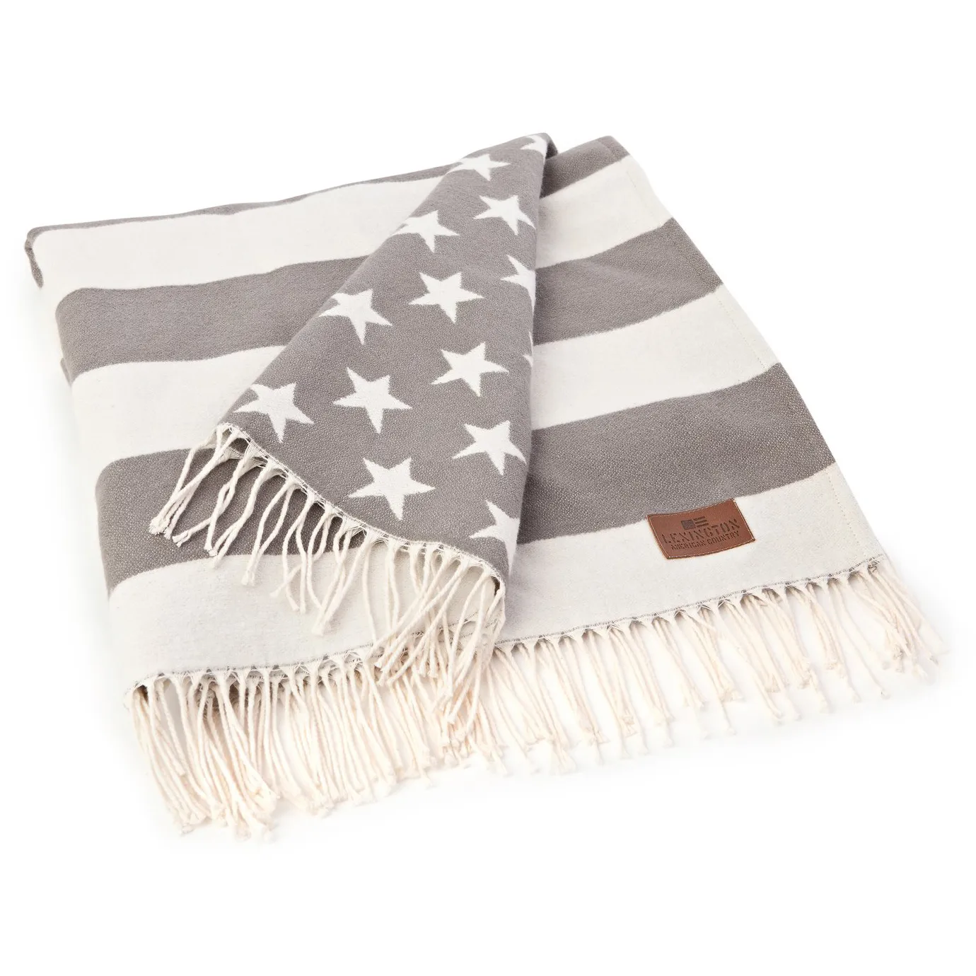 Icons Flag -viltti 130x170 cm, White-grey Lexington