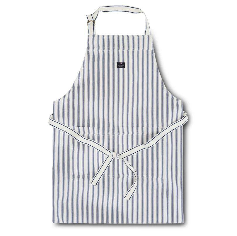 Icons Herringbone Striped -esiliina, Blue-white Lexington