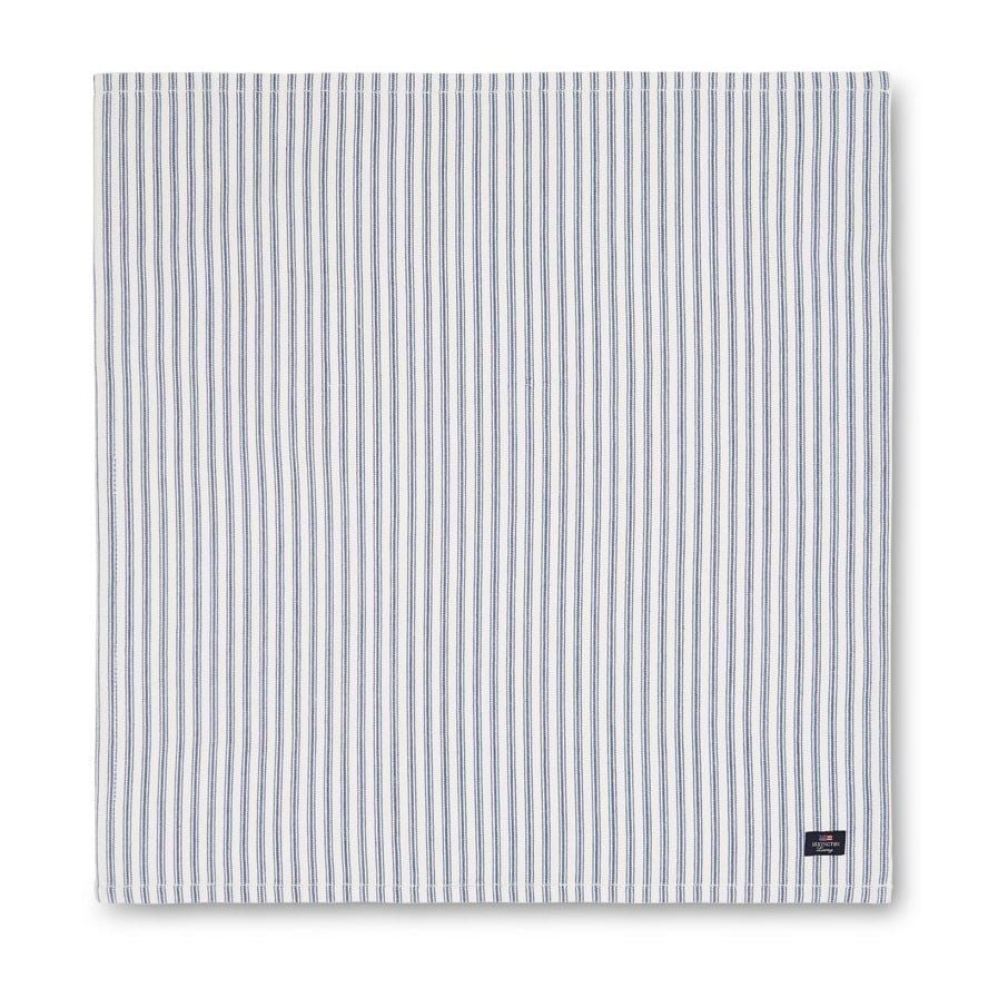 Lexington Icons Herringbone Striped -lautasliina 50 x 50 cm Blue-white