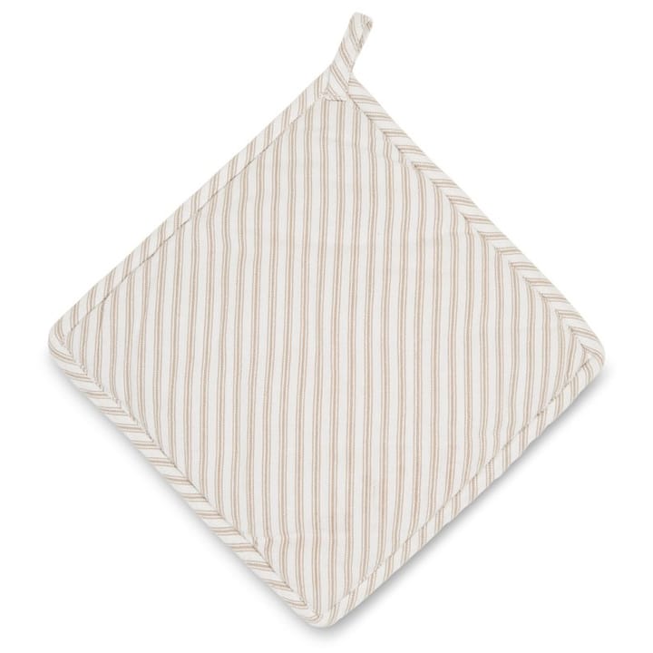 Icons Herringbone Striped -patalappu - Beige-white - Lexington