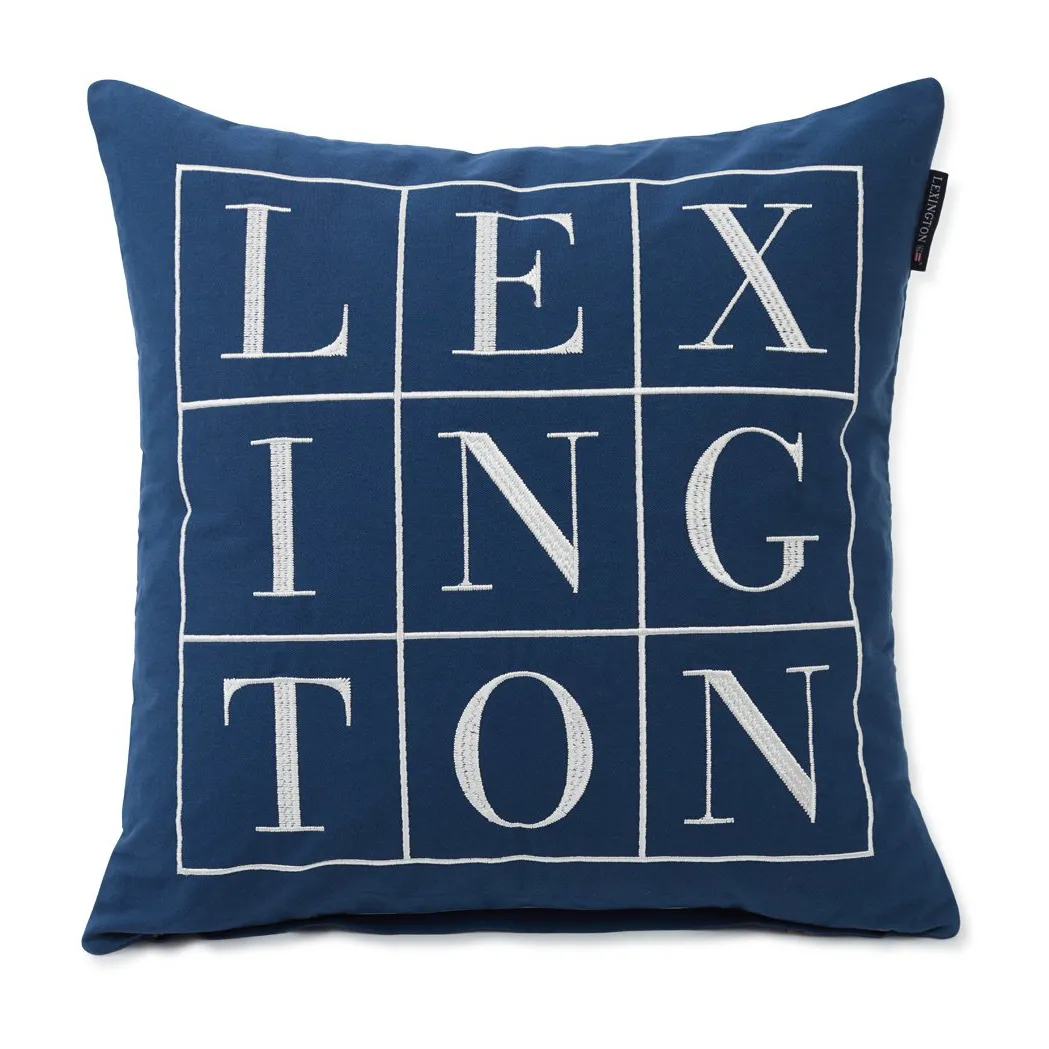 Icons Logo tyynynpäällinen 50x50 cm, Blue Lexington