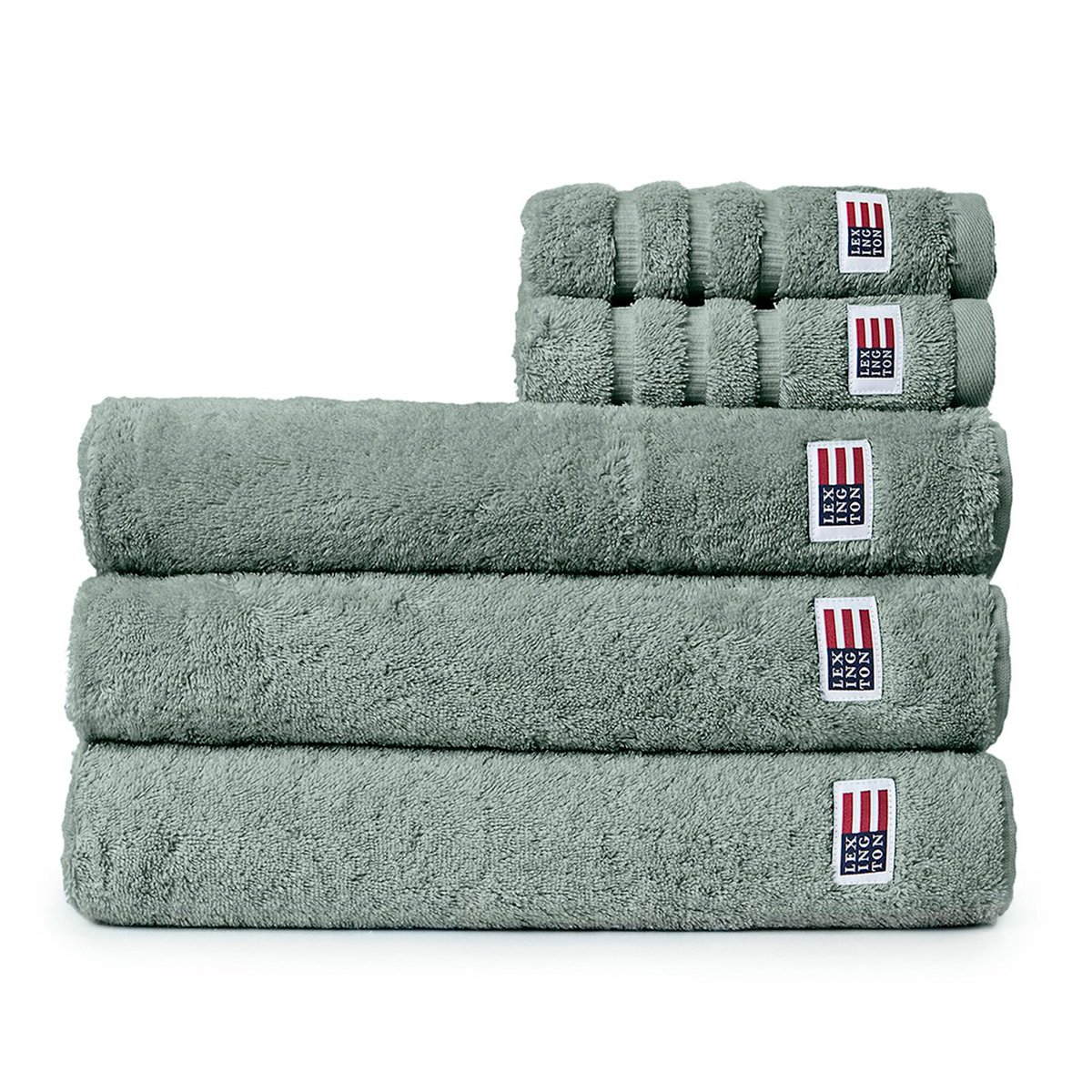 Lexington Icons Original -kylpypyyhe 100x150 cm Vintage green