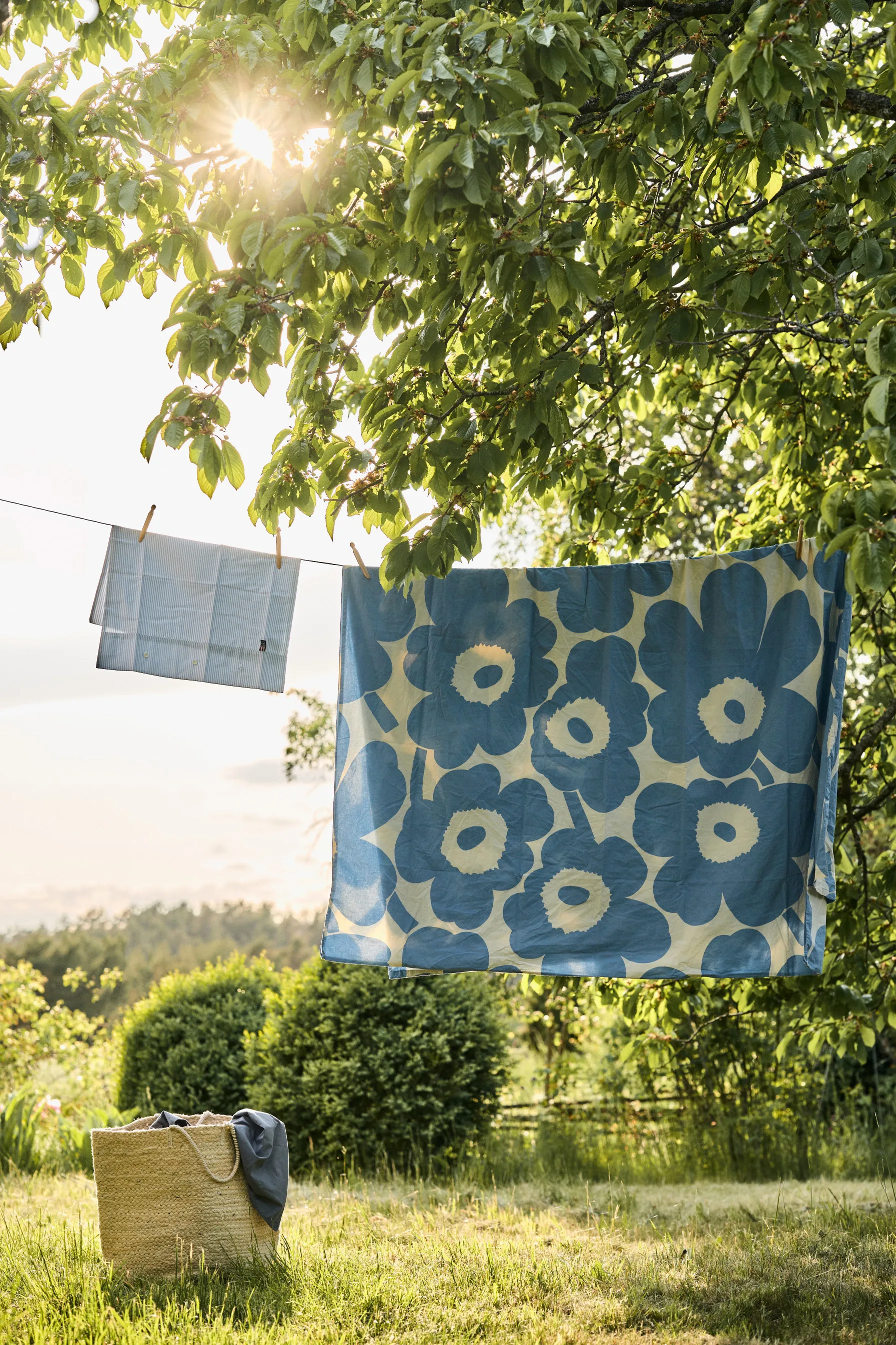 Icons Pin Point -tyynyliina 50x60 cm, Blue-white Lexington