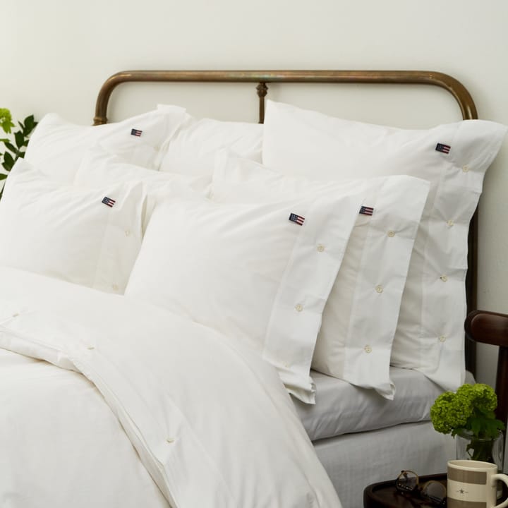 Icons Poplin -tyynyliina 65x65 cm, White Lexington