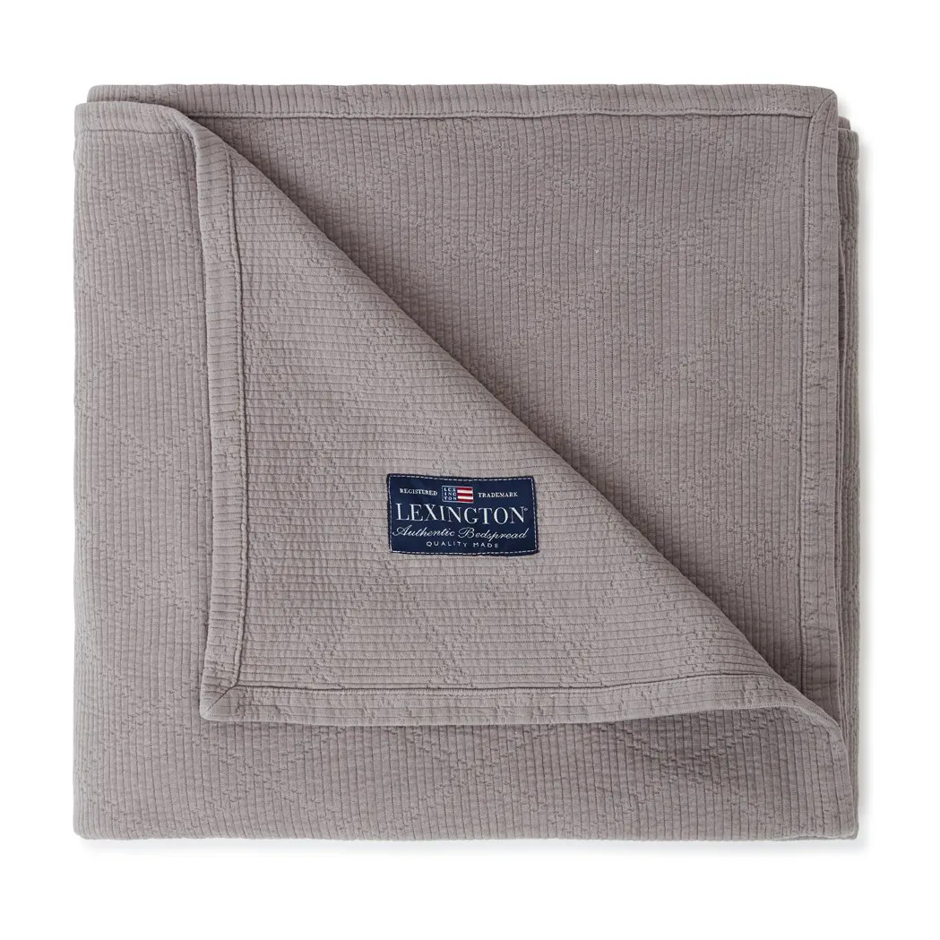 Icons Quilted päiväpeite 240x260 cm, Gray Lexington
