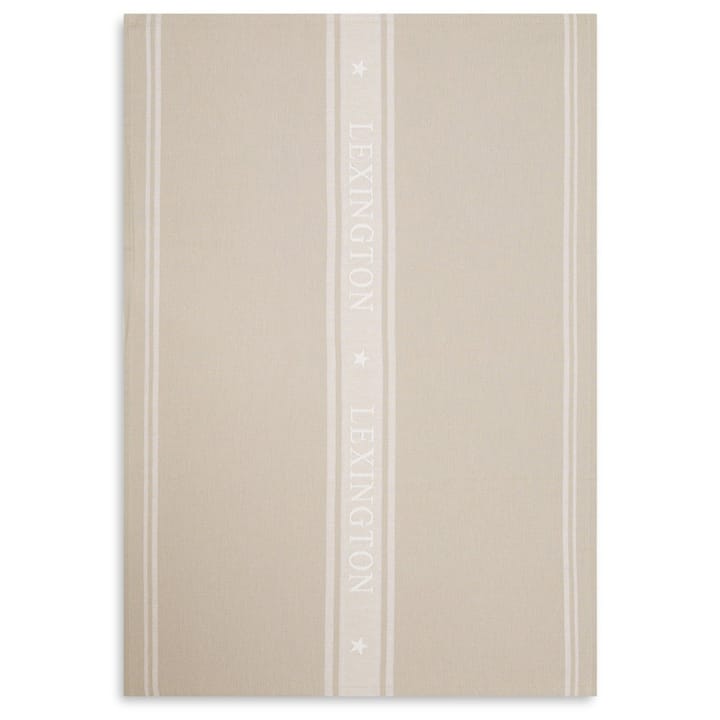 Icons Star -keittiöpyyhe 50 x 70 cm - Beige-white - Lexington