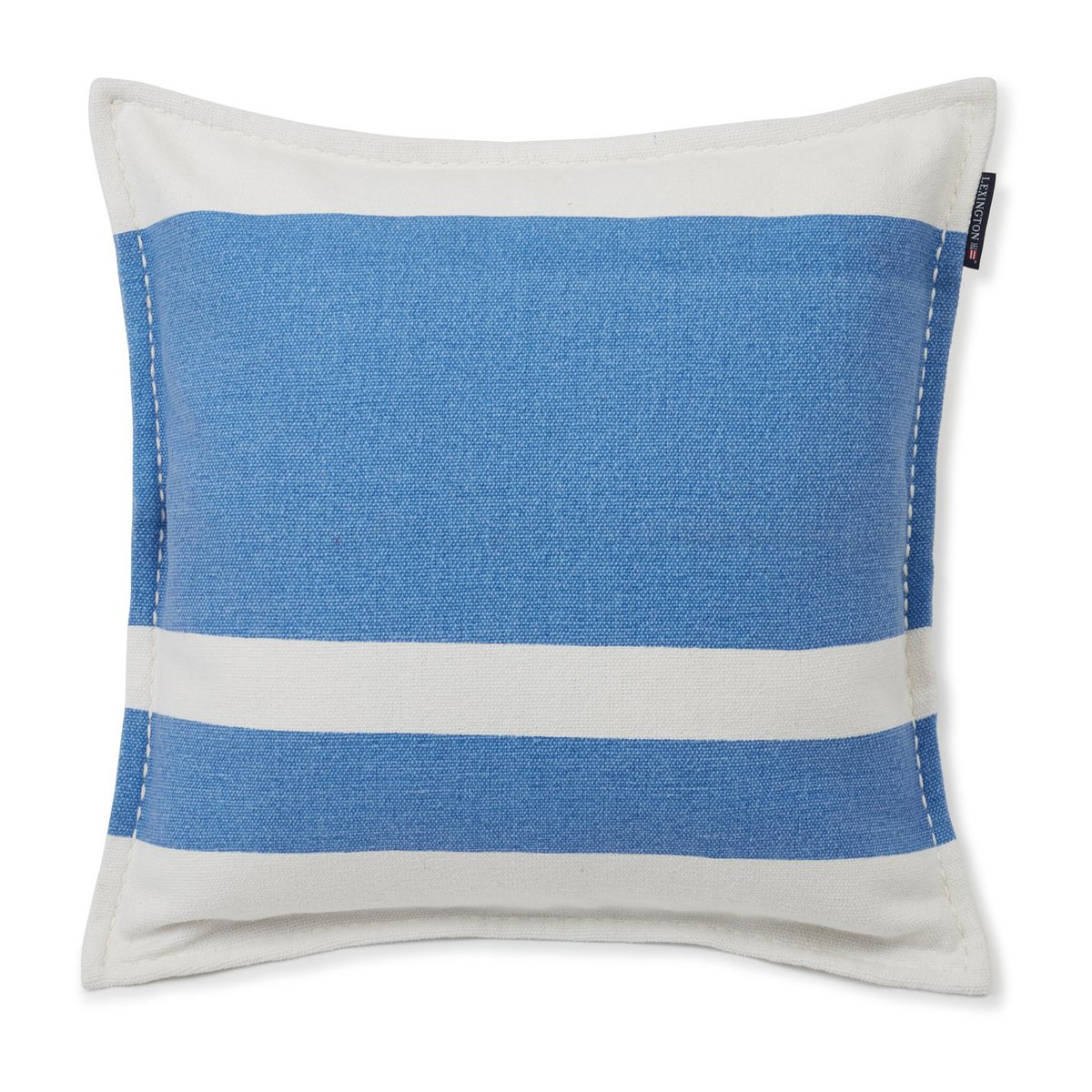 Lexington Irregula Striped Cotton -tyynynpäällinen 50×50 cm Blue-White