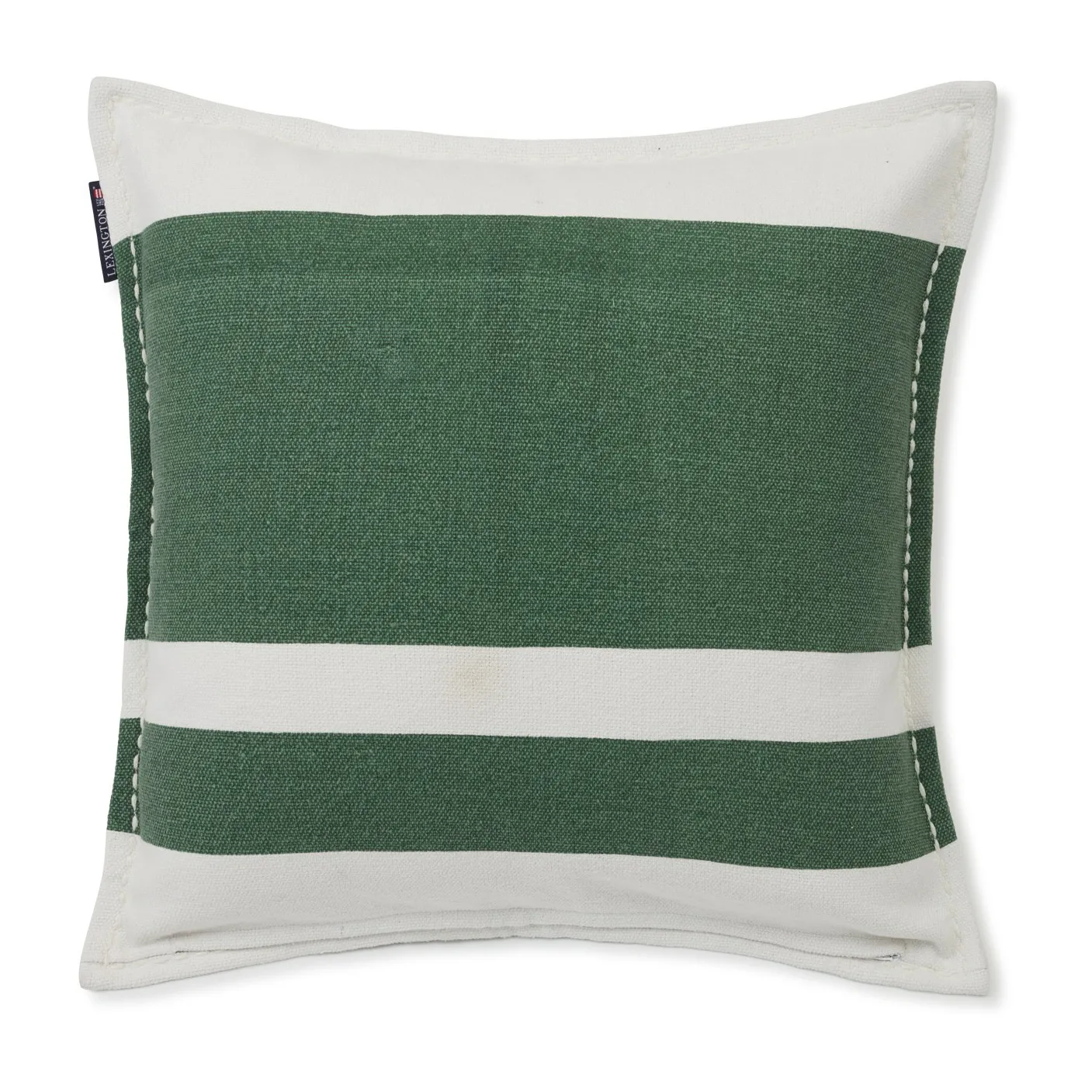Irregula Striped Cotton -tyynynpäällinen 50x50 cm, Green-White Lexington