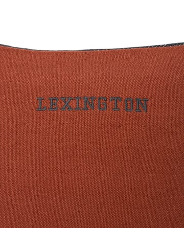 Irrekeltainenar Striped Cotton tyynynpäällinen 50x50 cm - Copper-gray - Lexington