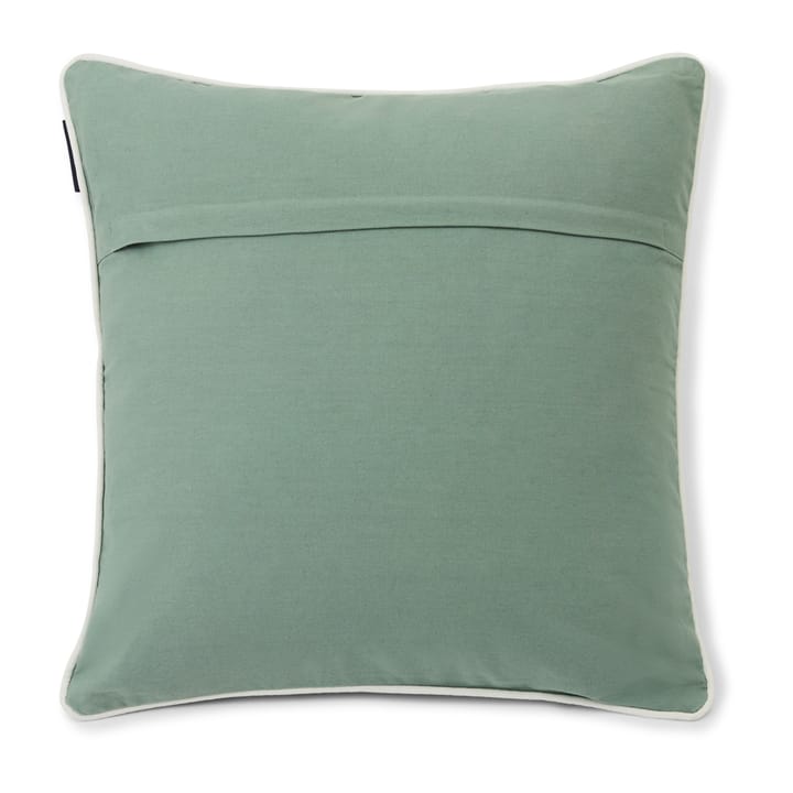 Joy Organic Cotton Canvas -tyynynpäällinen 50x50 cm - Light green-white - Lexington