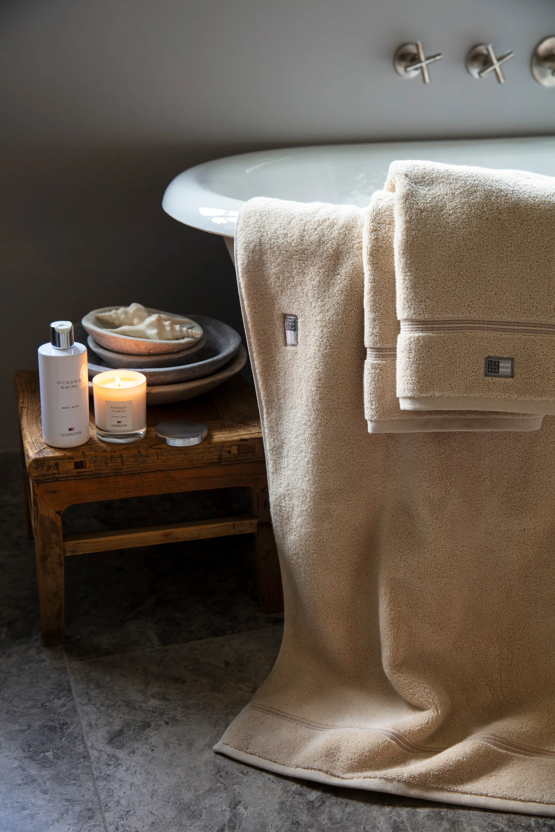 Lexington Hotel pyyheliina 50x70 cm, Beige Lexington