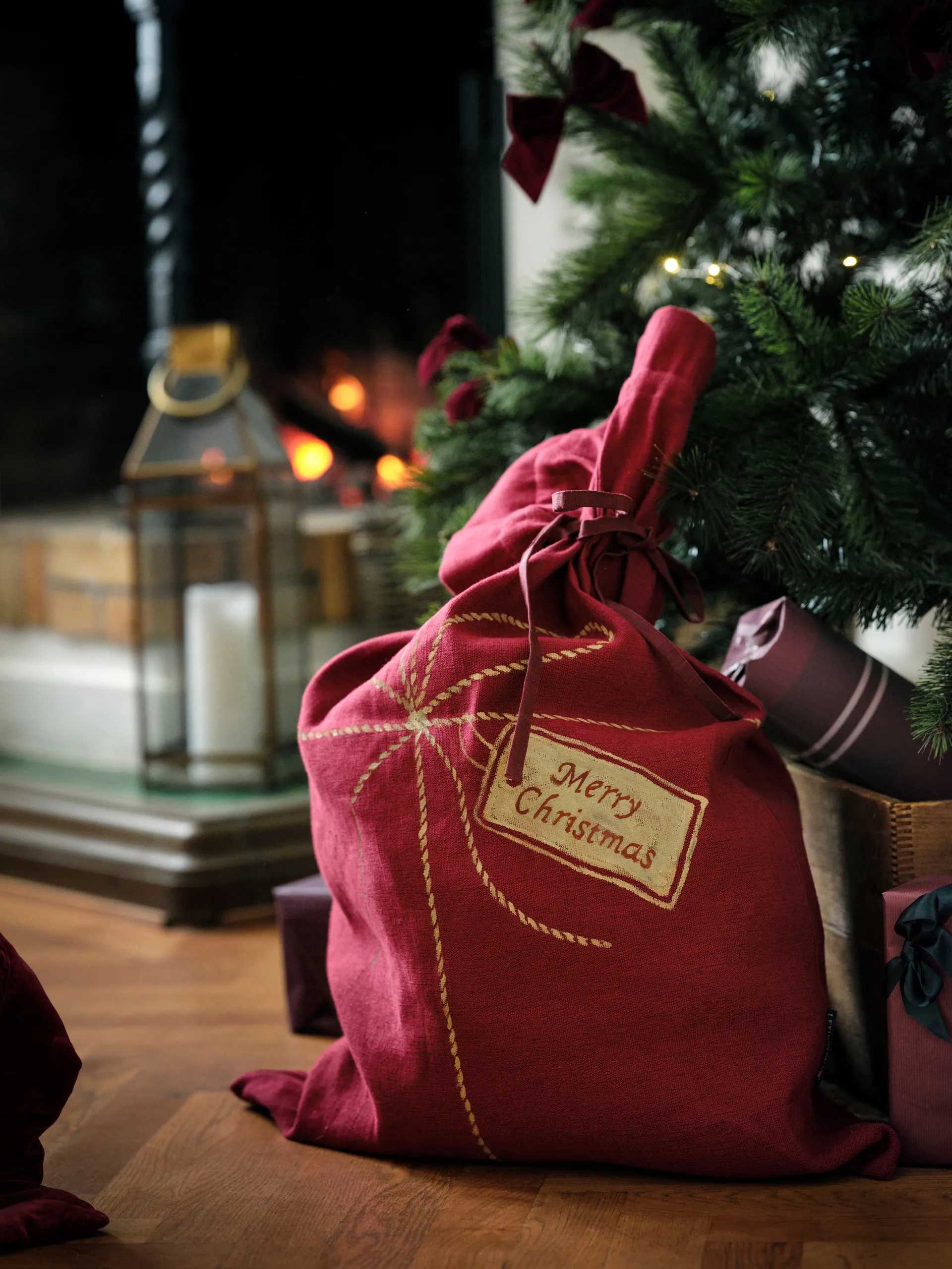 Lexington joululahjasäkki 65x95 cm, Punainen Lexington