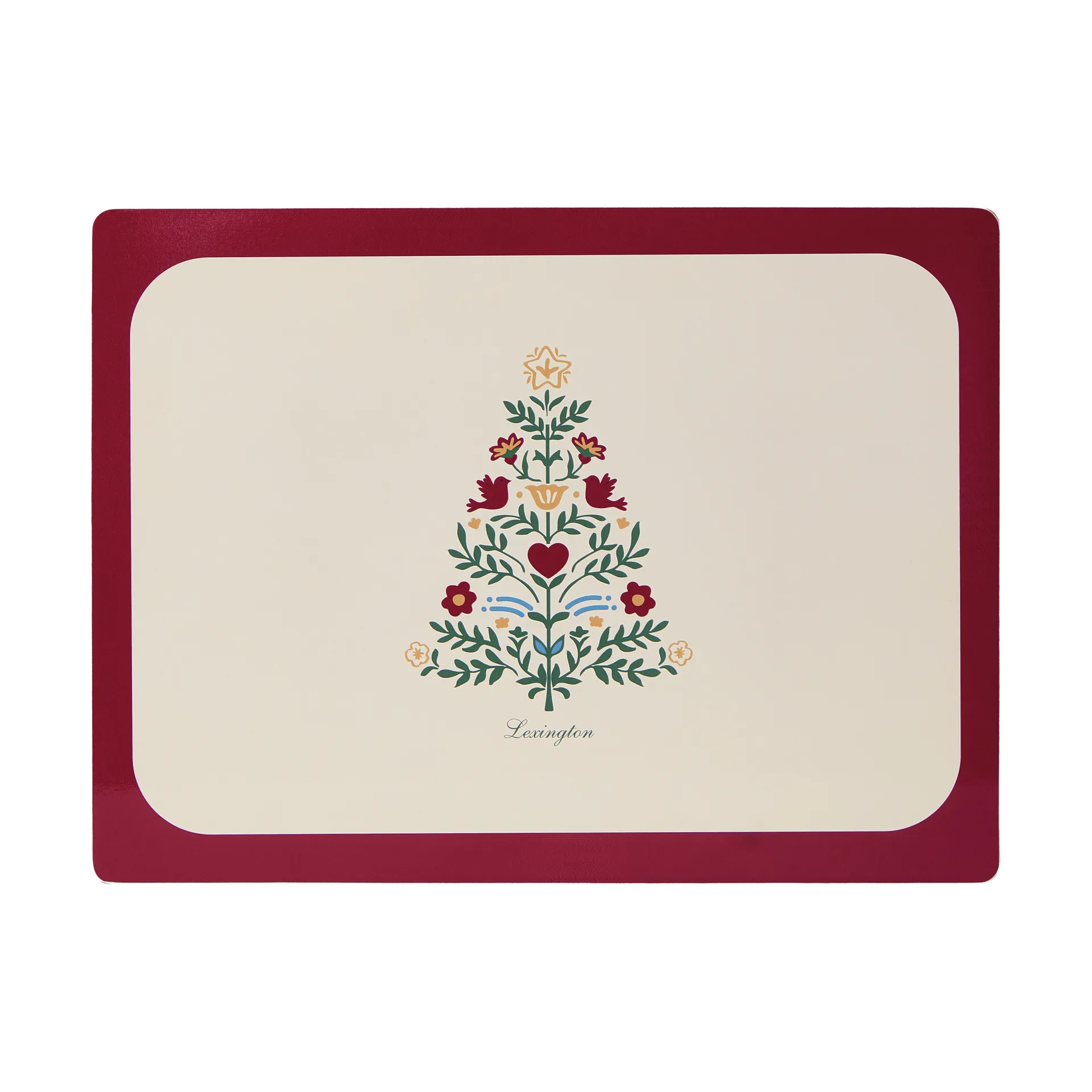 Lexington laminoitu kaksipuolinen pöytätabletti, Punertavan vaalea beige, 30x40 cm, 2-pack Lexington