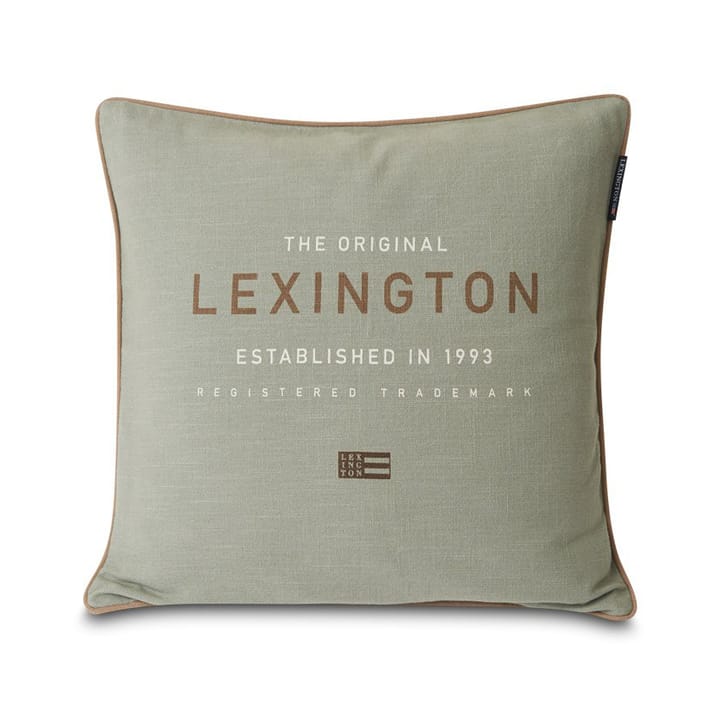 Lexington Logo -tyynynpäällinen 50x50 cm - Sage green - Lexington