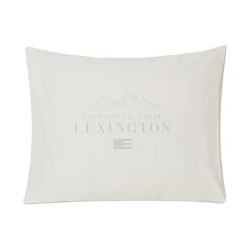 Lexington Printed Cotton Poplin -tyynyliina 50 x 60 cm - White-light gray - Lexington