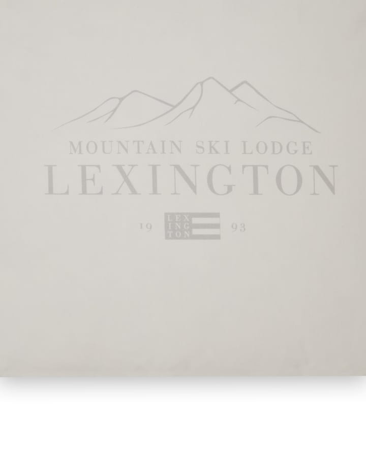 Lexington Printed Cotton Poplin -tyynyliina 50 x 60 cm, White-light gray Lexington