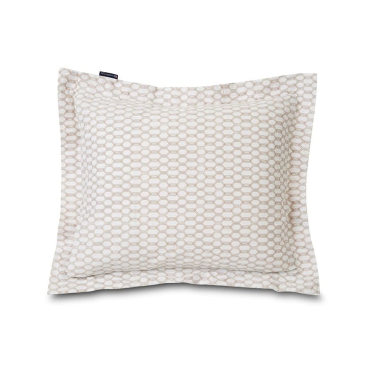 Lexington Printed -tyynyliina 50x60 cm, White-dark beige Lexington