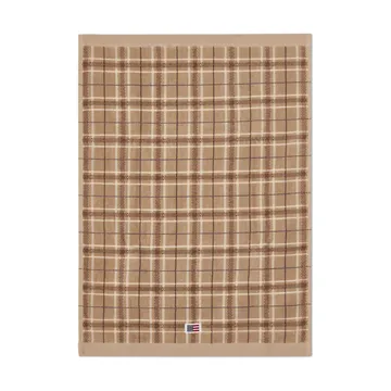 Lexington ruudullinen pyyhe 2-pack - Beige-harmaa - Lexington