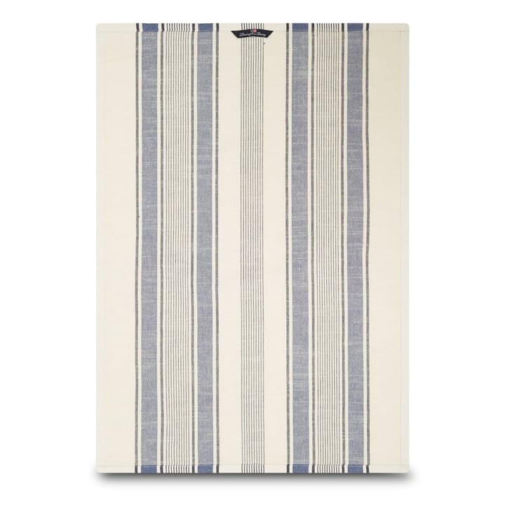 Lexington Striped Twill -keittiöpyyhe 50x70 cm - Sininen - Lexington