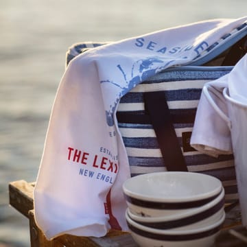 Lobster Twill -keittiöpyyhe 50 x 70 cm - White-red-blue - Lexington