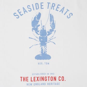 Lobster Twill -keittiöpyyhe 50 x 70 cm - White-red-blue - Lexington