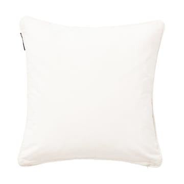 Logo Organic Cotton Canvas tyynynpäällinen 50x50 cm - White - Lexington