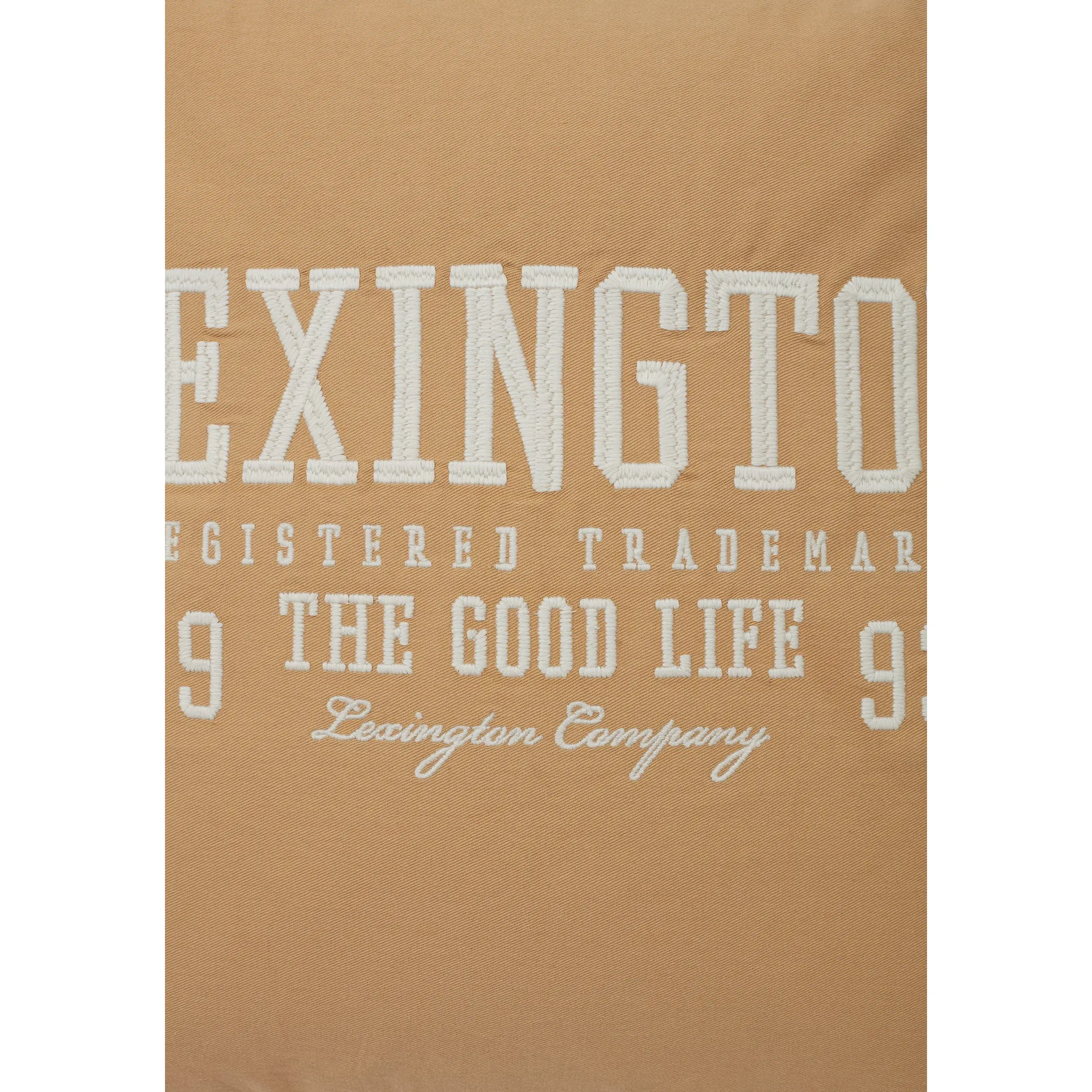 Logo Twill -tyynynpäällinen 50x50 cm, Oat-White Lexington