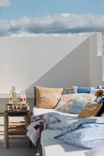 Logo Twill -tyynynpäällinen 50x50 cm - Oat-White - Lexington