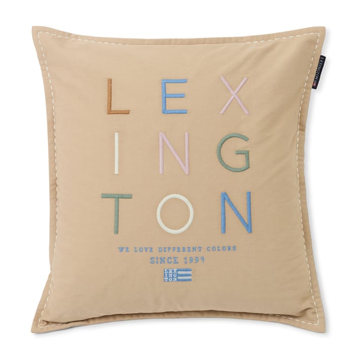 Love Different Organic Cotton -tyynynpäällinen 50x50 cm - Beige-multi - Lexington
