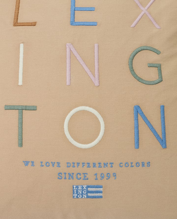 Love Different Organic Cotton -tyynynpäällinen 50x50 cm - Beige-multi - Lexington